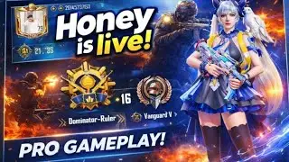 BGMI Live 🔥 Clutch + Fun Gameplay | Honey is Live 😈🔥