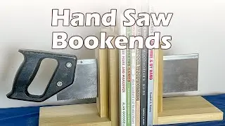 Weekend Project: Bookends Made from a Hand Saw