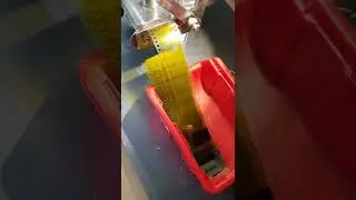 Cutting the Kodak educational filmstrips can be very satisfying! #shorts