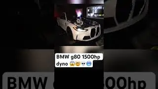 BMW G80 1500hp brutal dyno 😱🤯🥶💀 #foryou #viral #cars #shortvideo #feed #flame #bmw