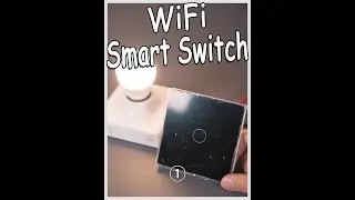 Сенсорный выключатель света MOES 1 Gang WiFi EU, часть для установки
