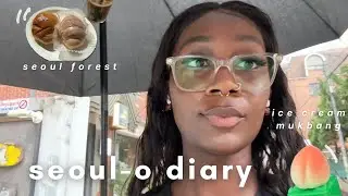 seoul vlog | art cafe, custom perfume, nails + ice cream mukbang