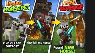 Minecraft extreme day village outpost fight  my revenge 