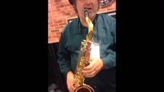 Dave Thomasson plays CE Winds The Sig Tenor sax mouthpiece modeled off Otto Link Slant Signature