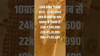 Gold Silver Rate Today: आज का दाम 12 January 2026 #gold  #goldprice  #silver  #silverprice