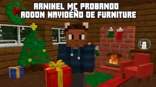 Addon Furniture Navide&ntilde;o para minecraft bedrock 1.21+ 