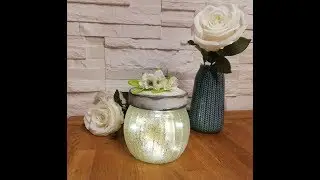 Windlicht in shabby chic Optik