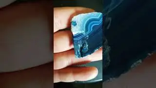 La fameuse vrais Agate bleu