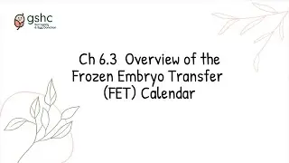 🗓️ FET Calendar Guide: Staying on Track for a Successful Embryo Transfer