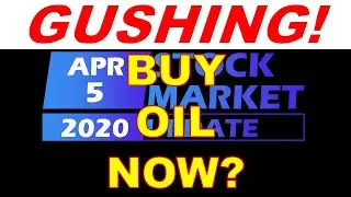 Oil Production Cut Coming, TIME TO BUY OIL? | Weekly Stock Market Update & Analysis (4/5/2020)