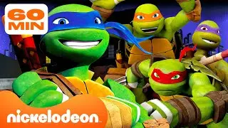 TMNT | ¡60 MINUTOS de las mejores PELEAS de Leo de la temporada 1 de las Tortugas Ninja (2012)! ⚔️