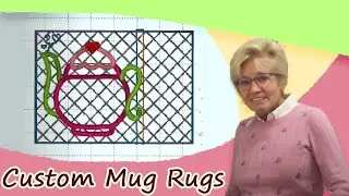 Personalized Mug Rugs with Embrilliance