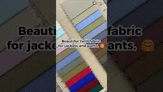 Beautiful twill fabric for jackets and pants.&nbsp;🤗#shorts