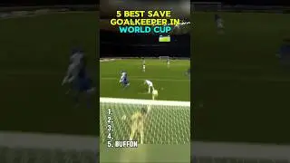 5 Best Save Goalkeeper in World Cup #goals #goalkeeper #worldcup #save #highlights
