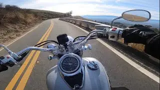 POV Mount Hamilton motorcycle ride||suzuki c50 boulevard  #pov #motorcycle