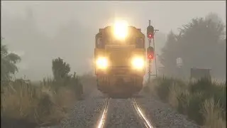 Trains In The Rain            Fast freights on the' Main Trunk Railway  New Zealand