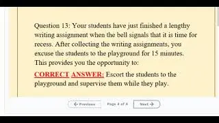 FINAL REVIEW - STEDI.ORG EXAM QUESTIONS AND ANSWERS