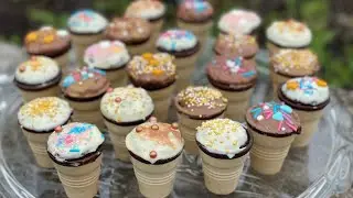 Mini Muffins im Waffelbecher - ideal f&uuml;r Kita, Kindergeburtstag und Schule! 🧇 🥧