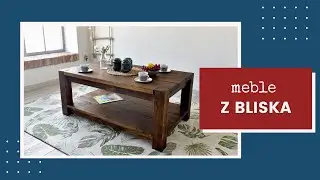 Meble z bliska | Ława sosnowa Rustyk 1