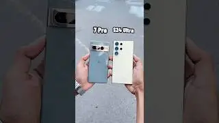 Google Pixel 7 Pro Vs Samsung S24 Ultra || Camera Zoom Test! #shorts