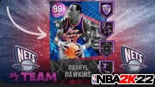 Pulled an invincible Dark matter darryl dawkins 99 overall card in Nba2k22 #nba2k22 #nba2k22myteam