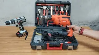 FOSTER Foster FK-5513 Pro 650W 13mm Reversible 160Pcs Power & Hand Tool Kit  (160 Tools)