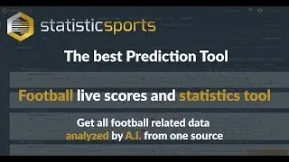StatisticSports New Dashboard - The Best Prediction Tool