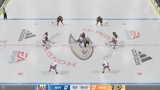 NHL 21 Gameplay Anaheim Ducks vs New York Islanders