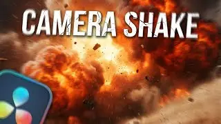 How to add CAMERA SHAKE Easily in Davinci Resolve 20