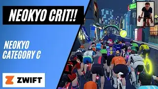 First Neokyo Crit Race!!! // Where&rsquo;s the Finish Line? // Zwift Race // Category C