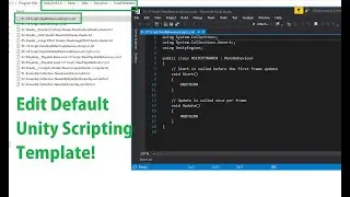 STOP Using Unity's Default Script Template and Do This Instead! How to Edit Default Unity3d Template