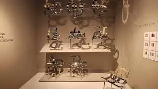 Chairs with Letters at Design Miami during Art Basel