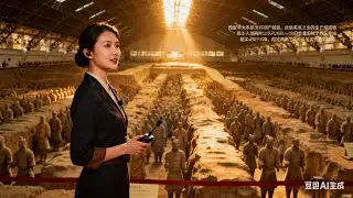 走進兵馬俑博物舘，中國陝西西安兵馬俑博物館專業直播講解中……
