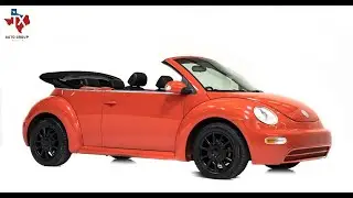 2005 Volkswagen New Beetle Convertible Dark Flint Edition Shadow Orange 115 hp 2.0L I4- For Sale