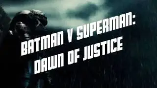 Batman v Superman: Dawn of Justice Noir Style (Fan)Trailer