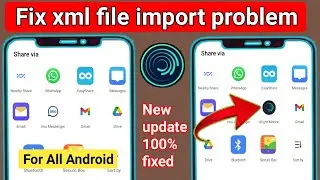 Alight motion xml file import problem solve.fix xml file not share in alight motion problem