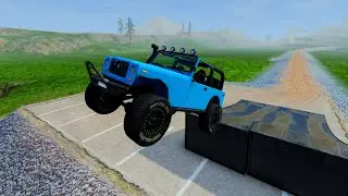 GIANT HOLE VS CARS CRASH - BeamNG.drive