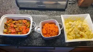 Sunday Kos /South African meal Part2:How to cook Chakalaka, Butternut and Potatoe Salads