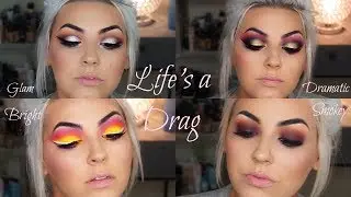 4 Looks 1 Palette | Lunar Beauty's Life's A Drag