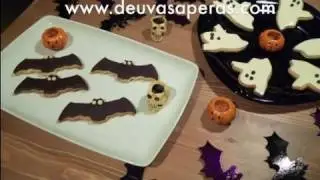 Recetas para Halloween - Galletas Fantasma y Murciélago