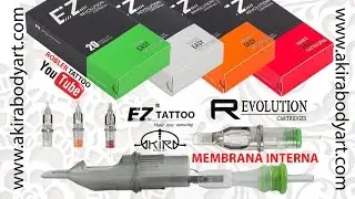EZ REVOLUTION Tattoo Cartridges (Agujas con Membrana) en Akira body Art