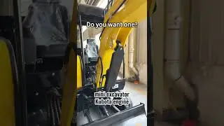 The mini excavator has large arm side swing, crawler extension and guidance functions。  #excavator