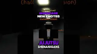 JJS Halloween Emotes (Jujutsu shenanigans) #jujutsushenanigans #roblox