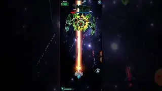 Galaxy attack Alien shooter boss 35 Devastator slow booster