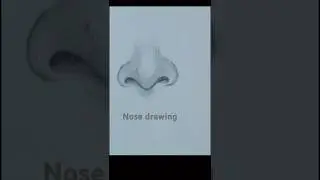 easy nose drawing #girl drawing #sketch #art