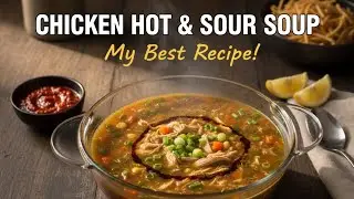Chicken hot and sour soup 
