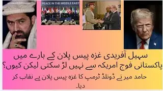 PAKISTAN ARMY CAN'T TOLERATE FIGHT AGAINST AMERICA??!!||SOHAIL AFRIDI ABOUT GAZA PEACE PLAN...