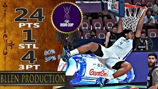 賀博 Robert Hinton - 24 Pts, 4 3PT Highlights｜FIBA Asia Cup｜Chinese Taipei vs New Zealand｜2025.08.09