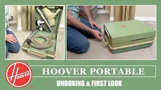 Vintage Hoover Portable 2106 Vacuum Cleaner Unboxing & First Look