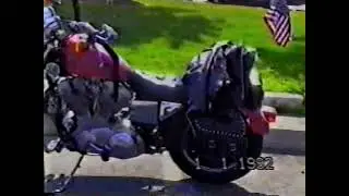 Natick Parade 4th of July 1994 with South Shore Chapter Harley Group, we had a Blast
